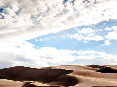Cloud clouds desert