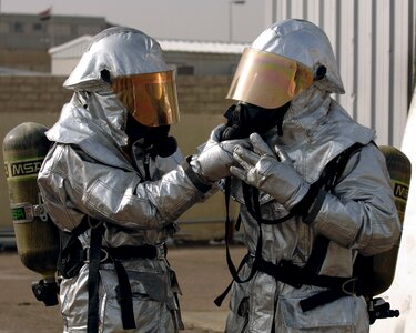 Training oxygen suits photo