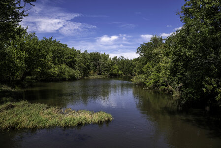 River, forest, and Landscape on Sugar River State Trail