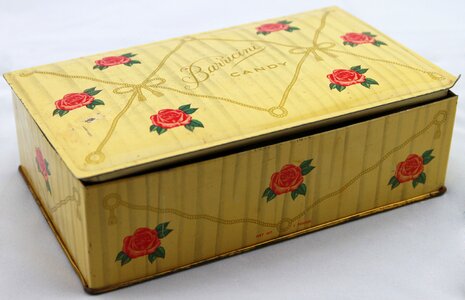 Antique box metal box old box