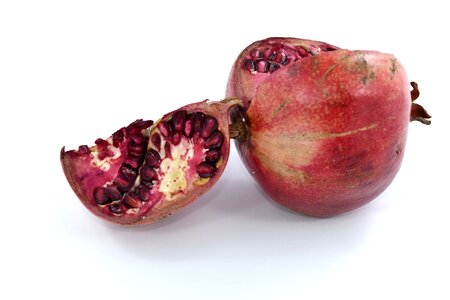 Exotic fresh pomegranate photo