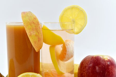 Apple beverage lemon photo
