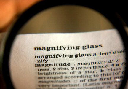 Magnifying Glass Word