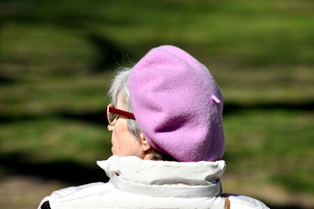Elderly eyeglasses grandmother