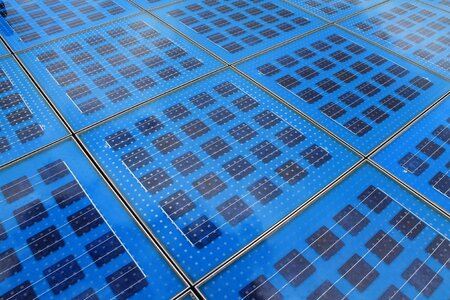 Solar panel tile electricity photo