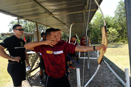 U.S. Army practicing Archery photo