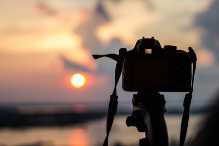 Sunrise water dslr