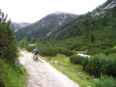 Transalp bike ride bicycle tour photo