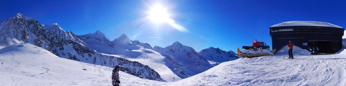 Adventure blue sky climb photo