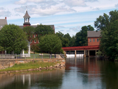 Belknap Mills in downtown Laconia in New Hampshire photo