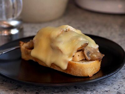 Cheese chicken garlic