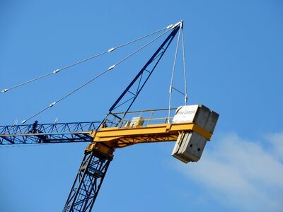 Industry crane construction photo