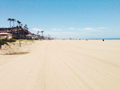 Sand shore coastline