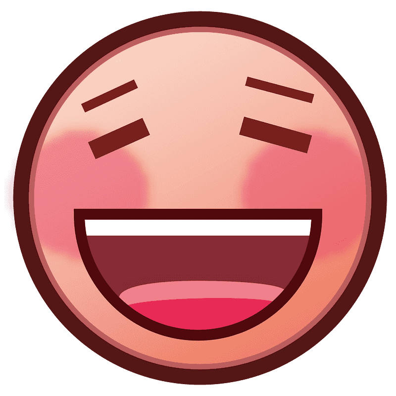 Grinning squinting face
