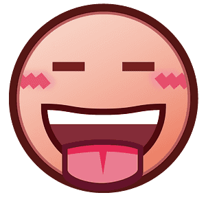 Squinting face with tongue