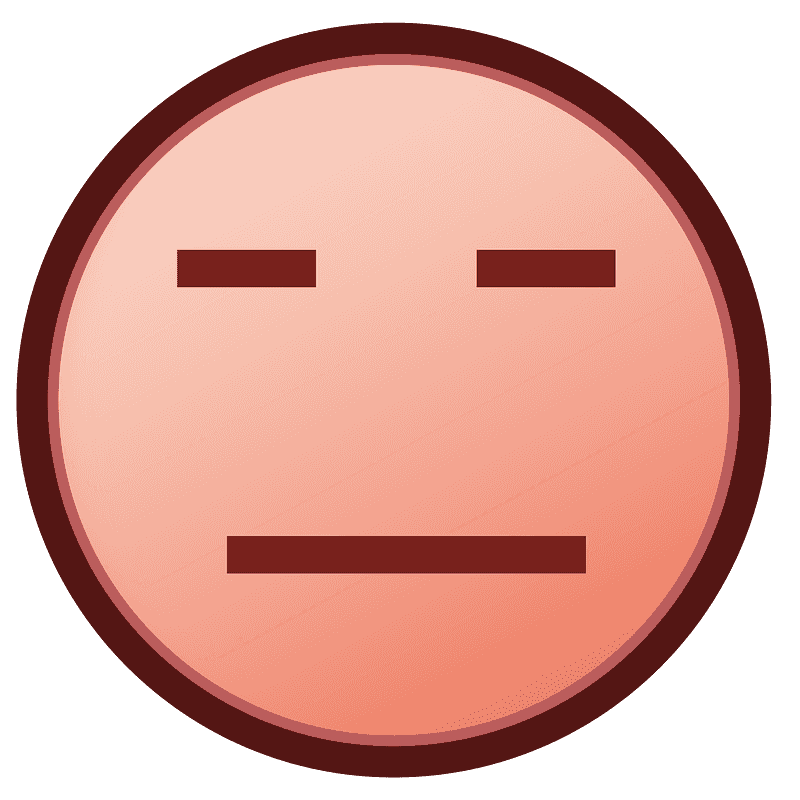 Visage sans expression