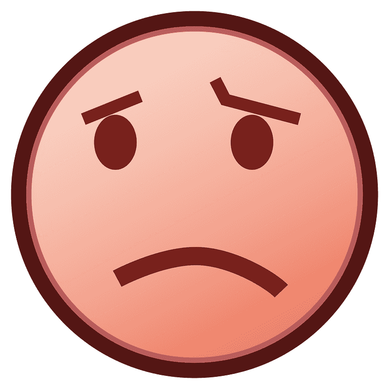Confused face