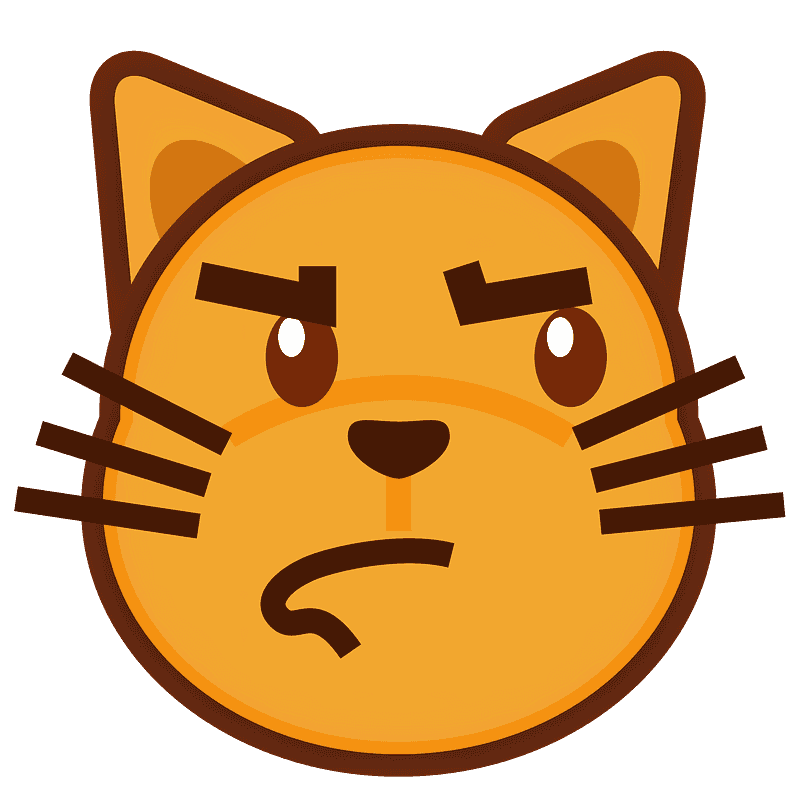 Pouting cat
