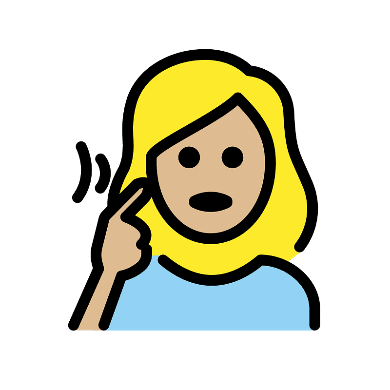Deaf woman
