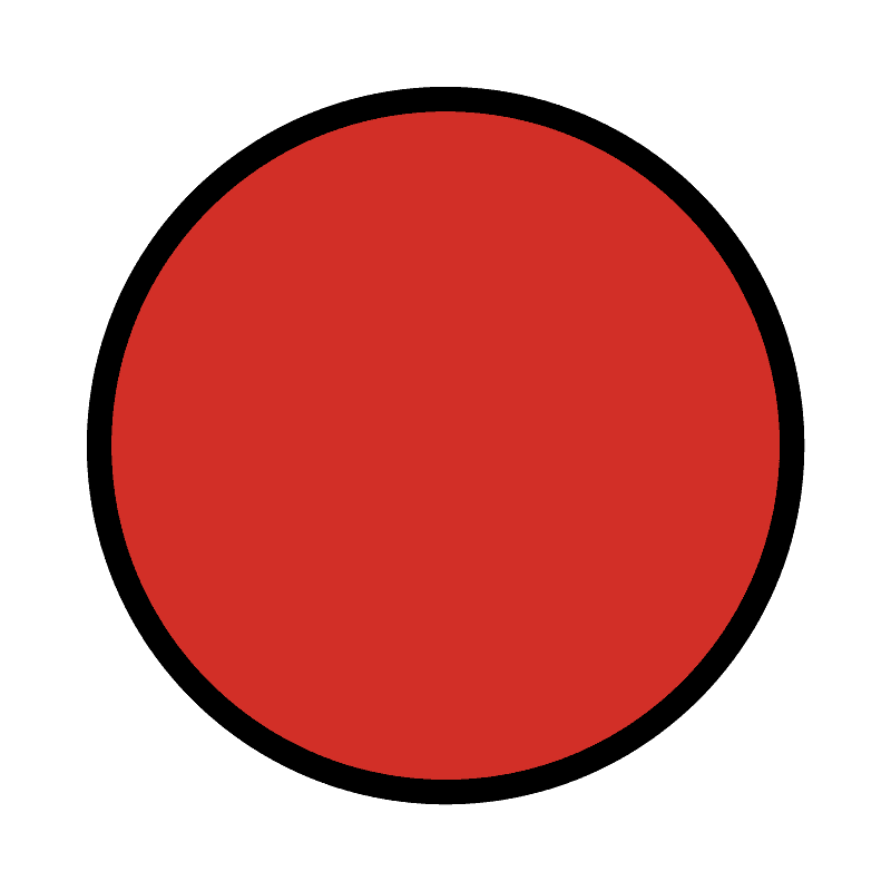 红色圆