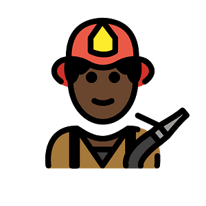 Man firefighter