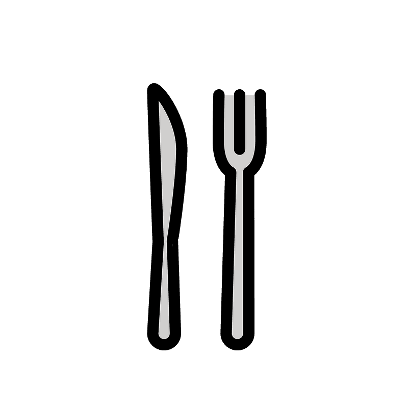 Fork and knife