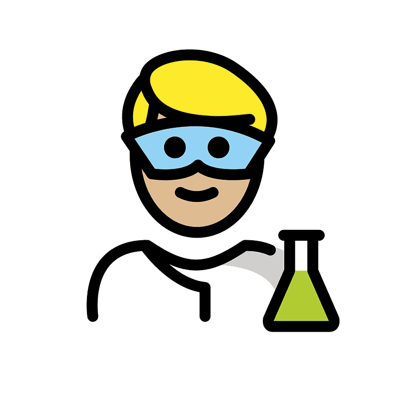 Man scientist