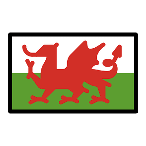 Wales flagg