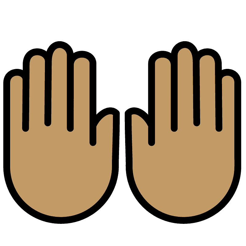 Raising hands