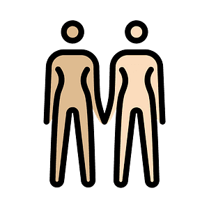 Women holding hands