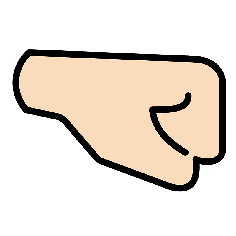 Right-facing fist