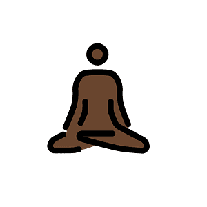 Man in lotus position