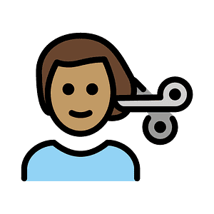 Man getting haircut