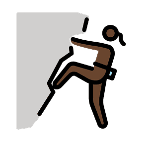 Woman climbing