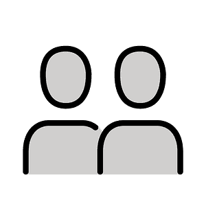 Busts in silhouette