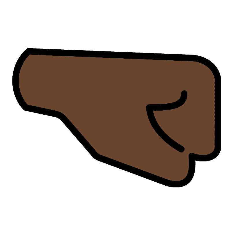 Right-facing fist