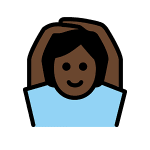 Person gesturing OK