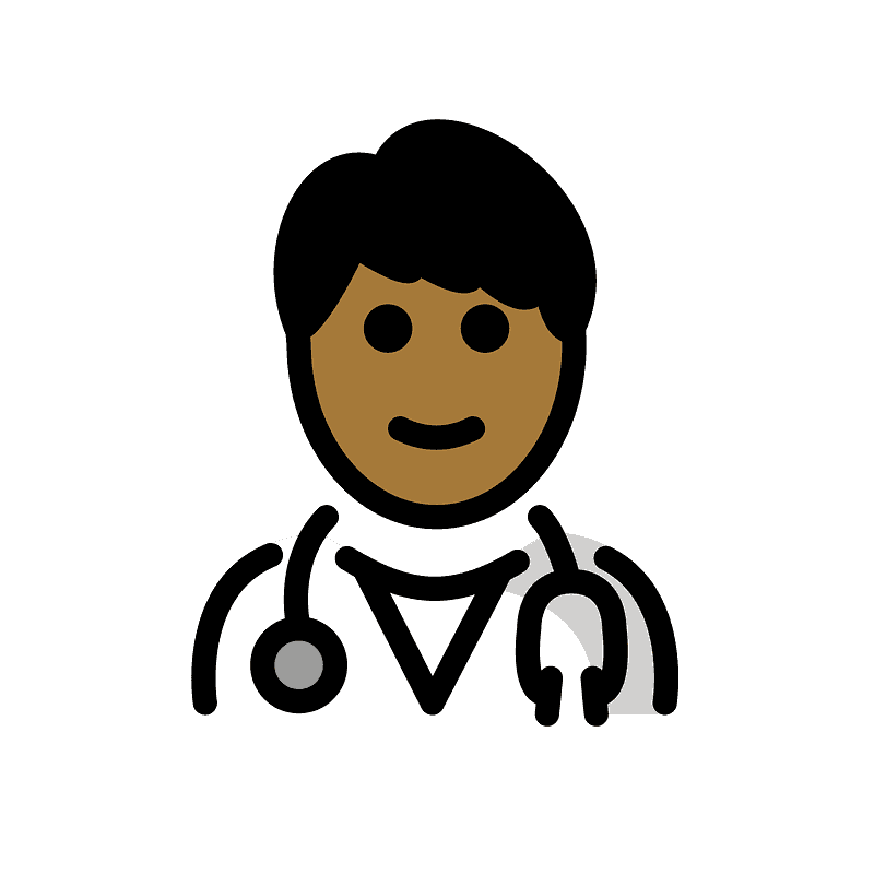 Man health worker