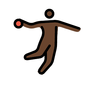 Person playing handball