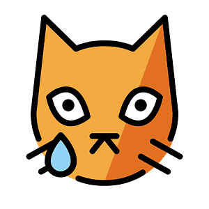 Crying cat