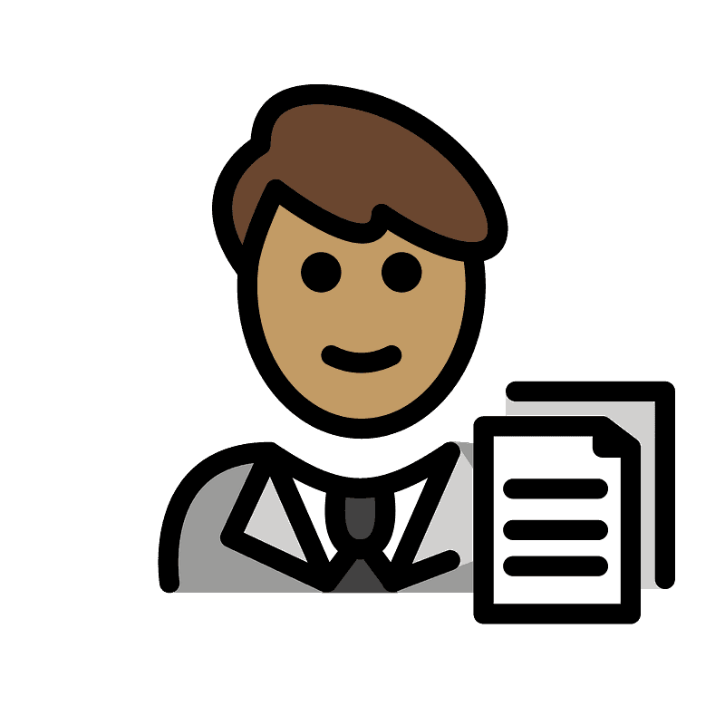 Man office worker