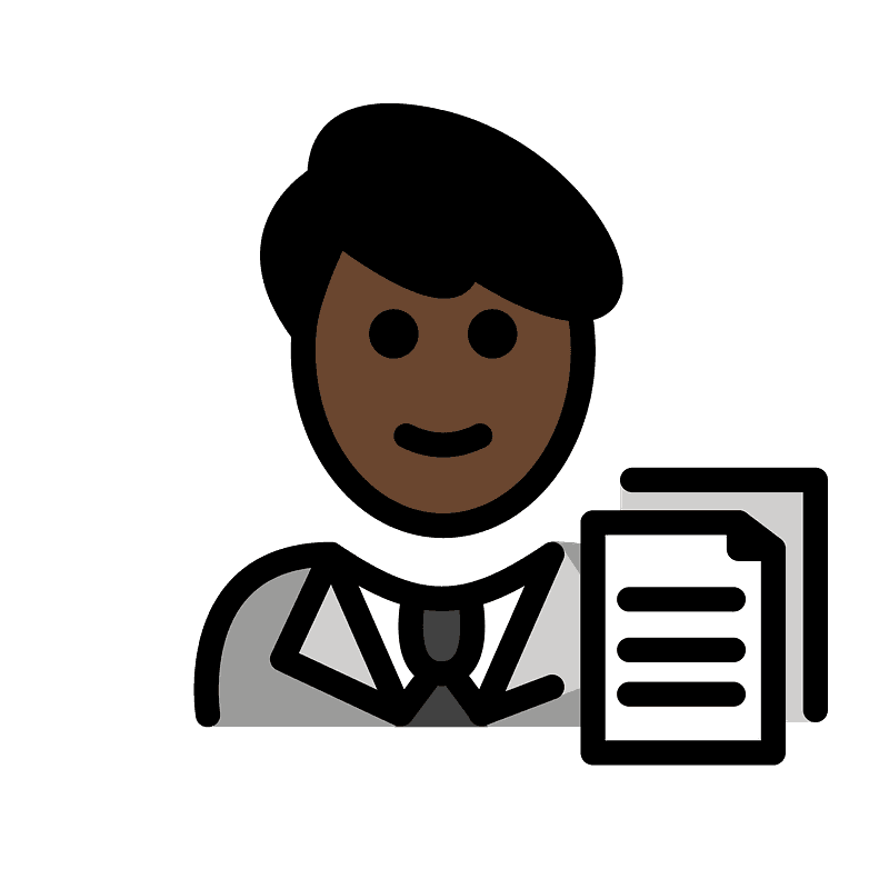 Man office worker