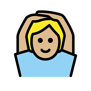Person gesturing OK