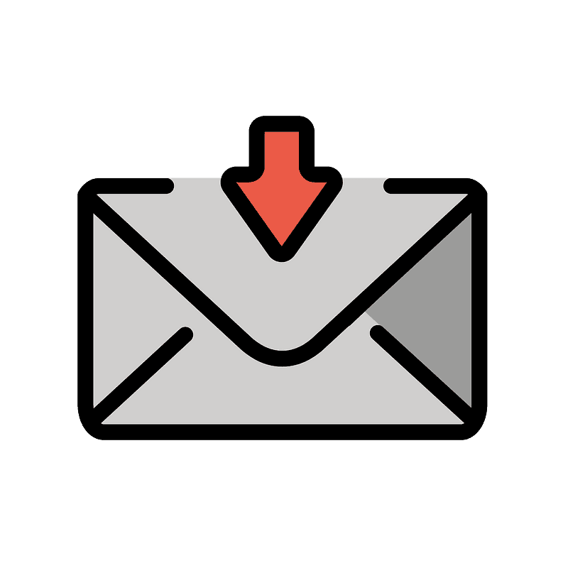 Envelope with arrow