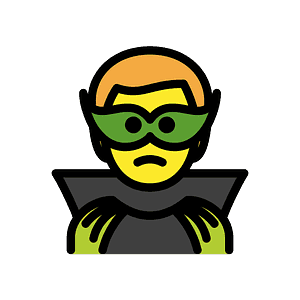 Man supervillain