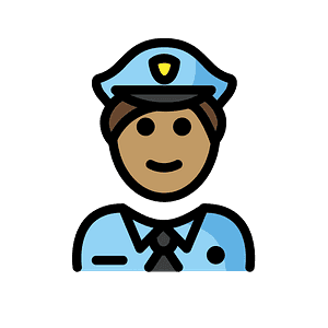 Man police officer