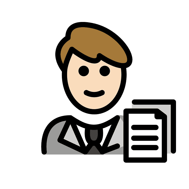 Man office worker