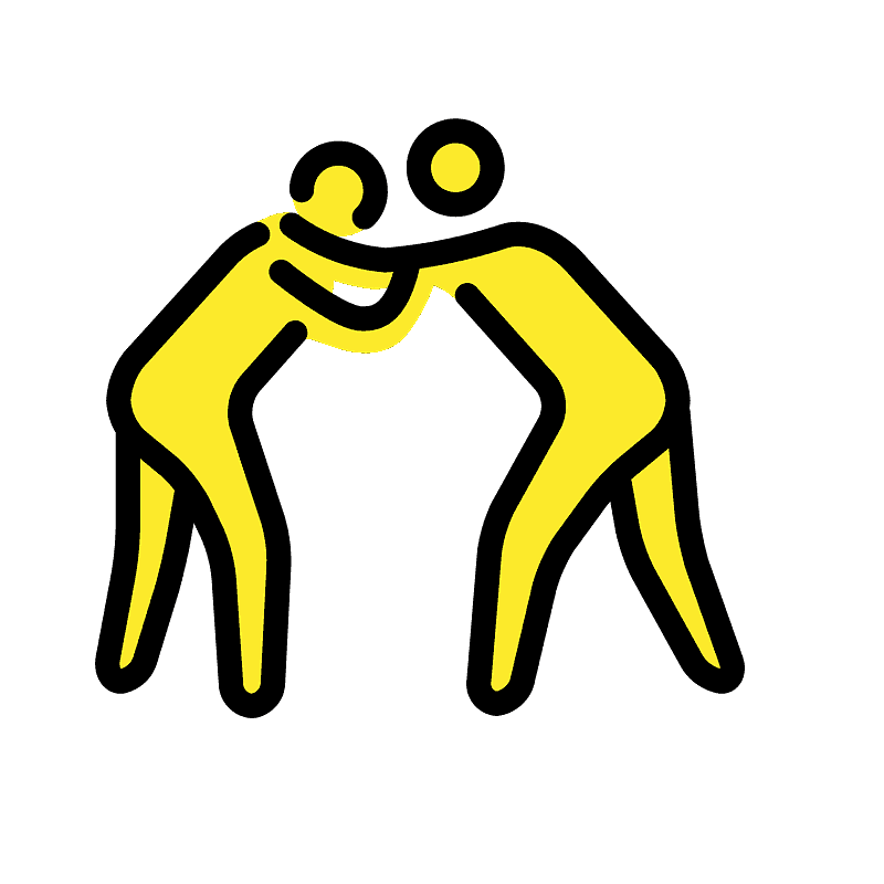 Men wrestling