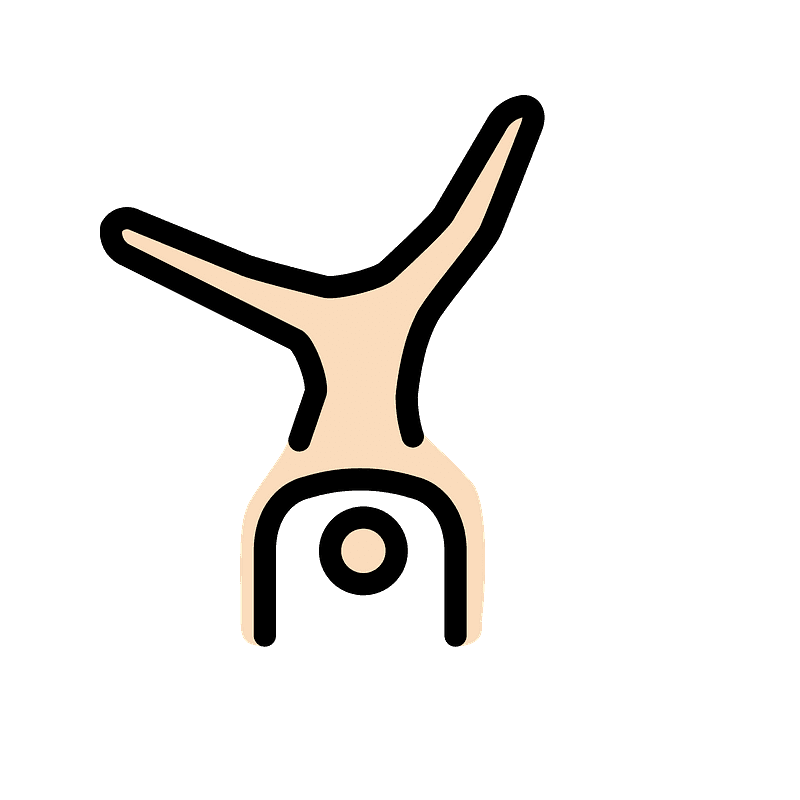 Man cartwheeling