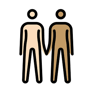 People holding hands